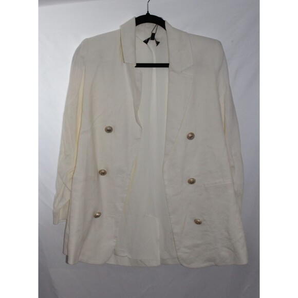 Generation Love SILVIA LINEN BLAZER‎ ECRU NWT SZ XS $495 - Picture 5 of 8